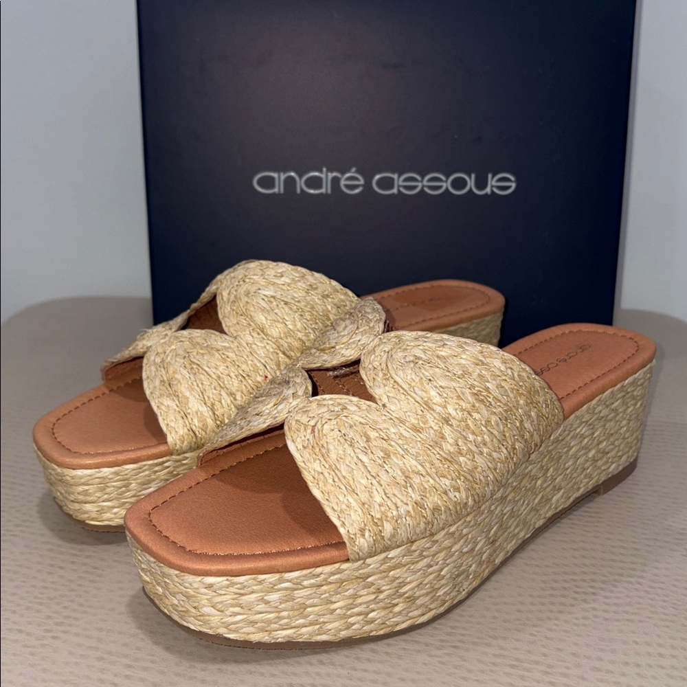 Andre Assous SERENE RAFFIA ESPADRILLE WEDGE - Picture 10 of 16